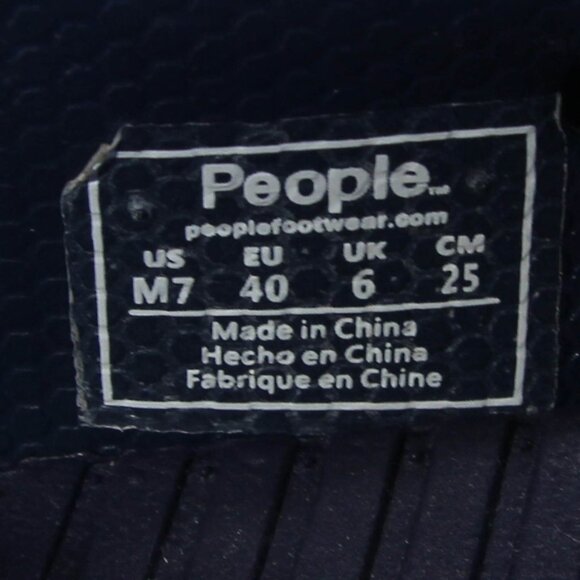 People Footwear Blue Boat Loafers Slip On Shoes Men's Size 7 - Picture 10 of 11